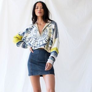 ✖️SOLD✖️ Free People Modern Femme Denim Mini Skirt